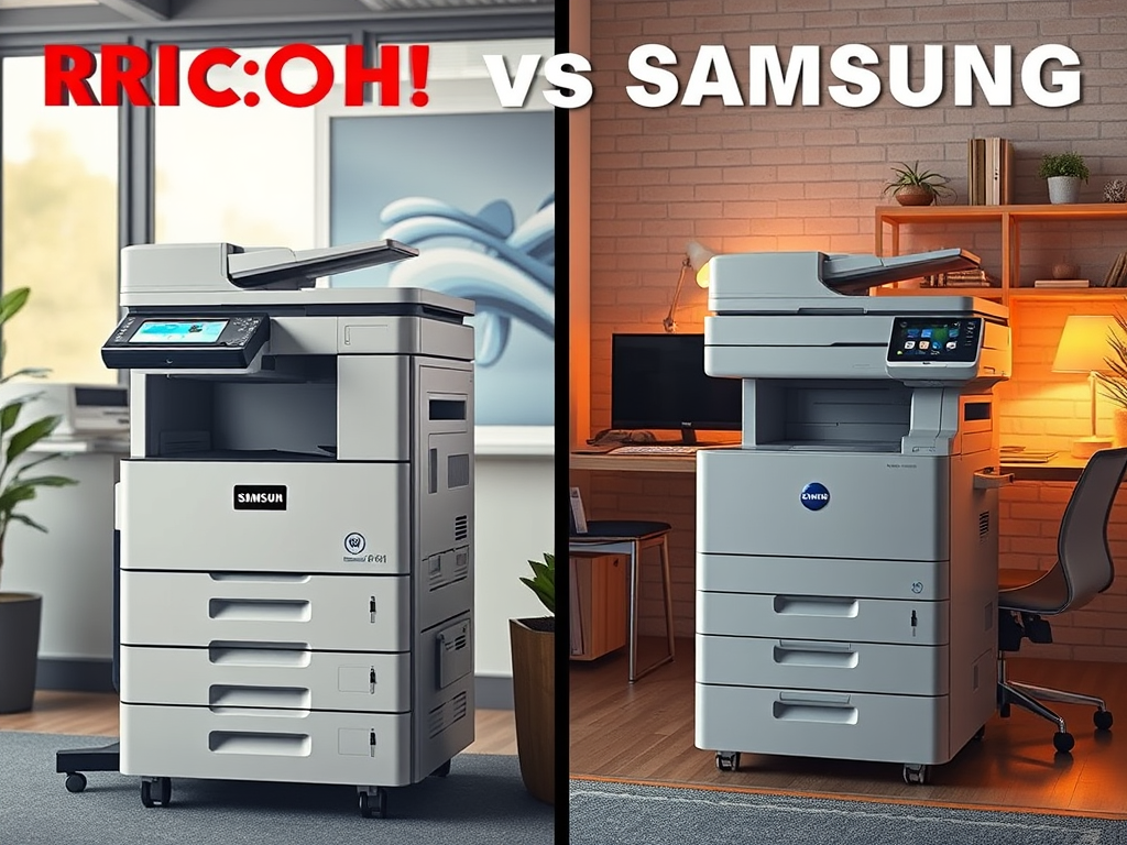 Perbedaan mesin fotocopy Ricoh dan Samsung