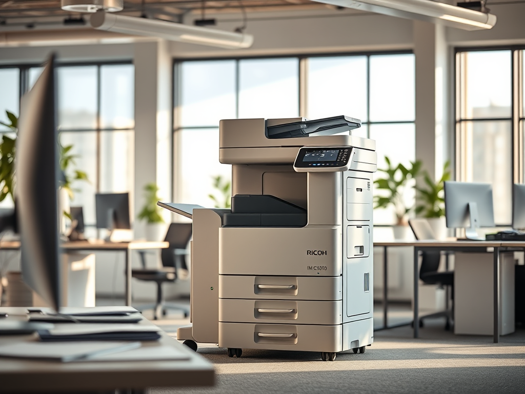 Bagaimanakah cara instalasi awal mesin fotocopy Ricoh IM C3010?