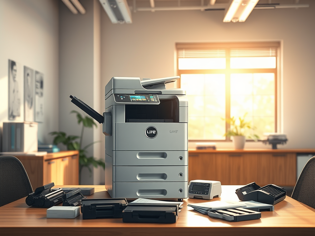 Cara instalasi awal mesin fotocopy RICOH IM C2010