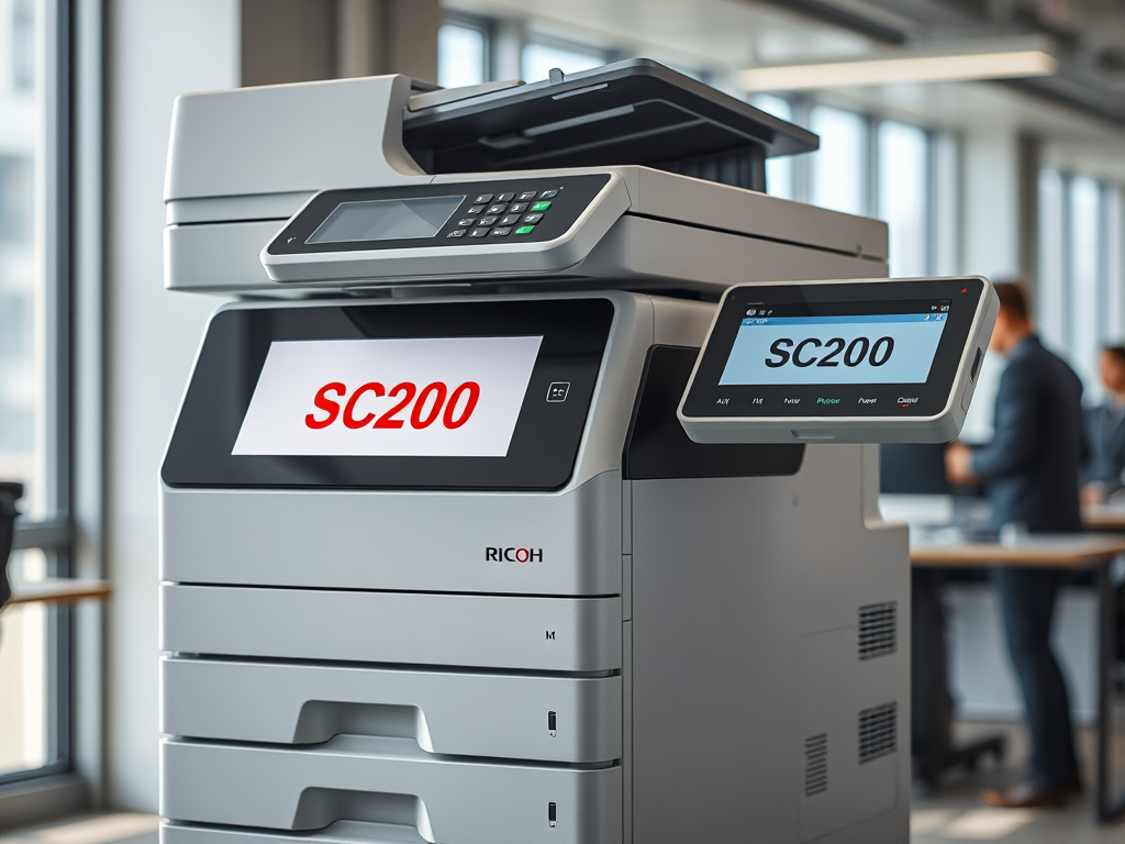 Kode error SC 200 pada mesin fotocopy RICOH