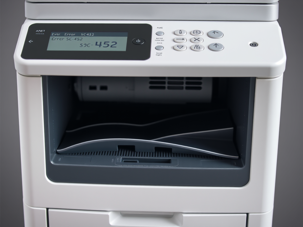 Error SC 452 pada mesin fotocopy RICOH