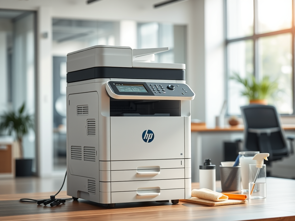 Perawatan mesin fotocopy Hewlett Packard E78625dn