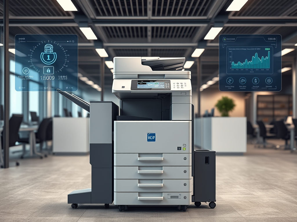 Cost management and security pada mesin fotocopy Ricoh