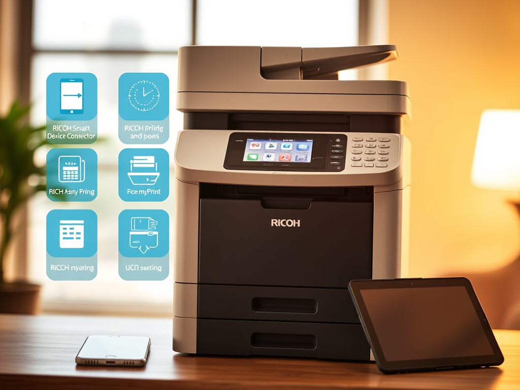 Mobile Print and Sharing pada mesin fotocopy Ricoh