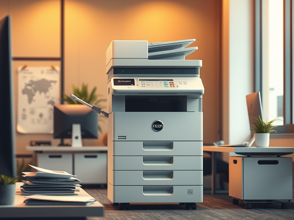 Efisiensi penggunaan mesin fotocopy RICOH