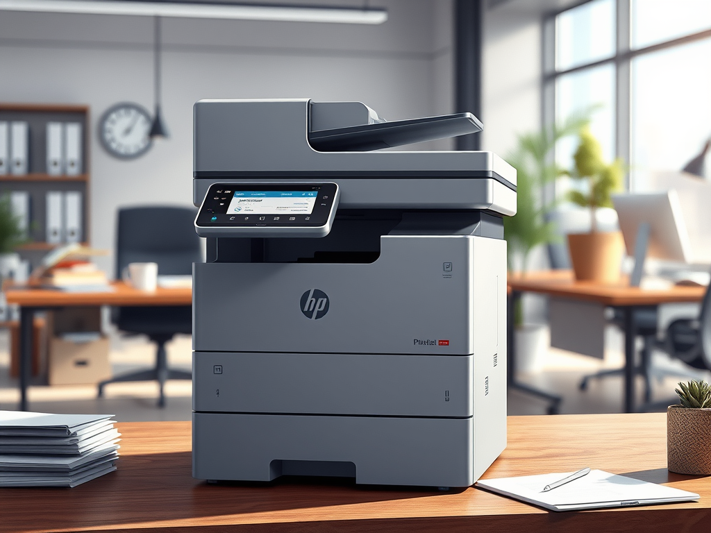 Hewlett Packard (HP) E87640, rental mesin fotocopy warna speed 40 ppm